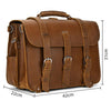 Genuine leather rucksack briefcase bag