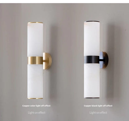 Marble Lamp Spanish Marble Solid Copper Wall Sconce