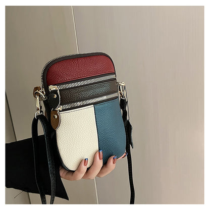 Leather Small Crossbody Bag for Women