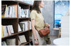 women leather pillow bag crossbody purse