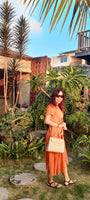Handwoven Webbing Rattan Summer Bag