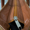 Brown White Cowhide Ladies Shoulder Purse