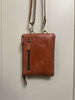 Tooled Cowhide Crossbody Purse Leather