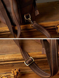 Versatile Cowhide Leather Travel Bag