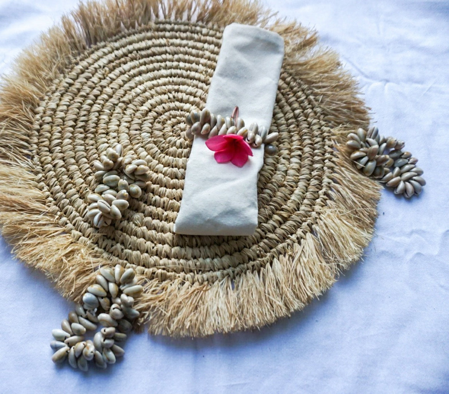 Beach shells napkin ring Wedding Decor