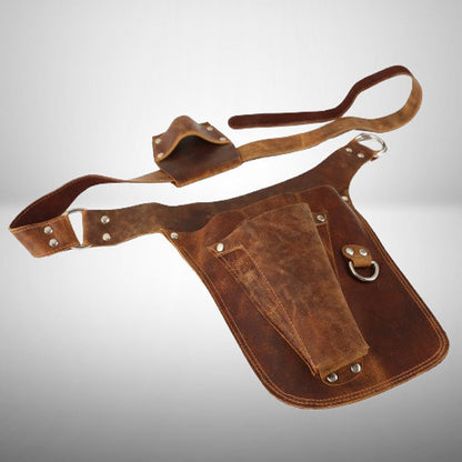 Genuine Leather Construction Tool Belt