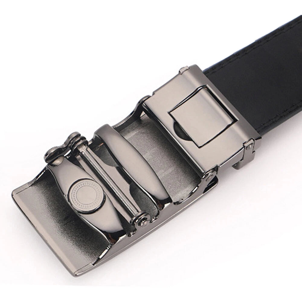 Genuine Black Leather Belt Office to Western Wear