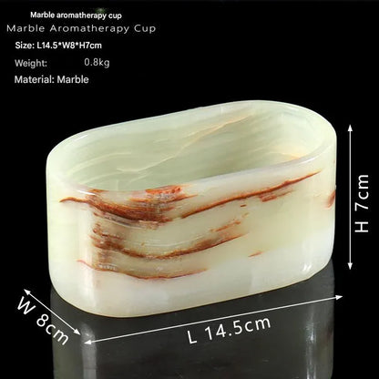 Natural Marble Aromatherapy Candle Cup 1