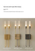 French Style Double Head Brass Wall Sconce Light