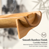 Bamboo Incense Stick Holder with Removable Metal Mesh Ash Tray