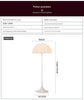 White Mushroom Floor Lamp Scandinavian Tall