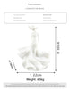 Natural Marble Woman Figurine Light Luxury Sculpture