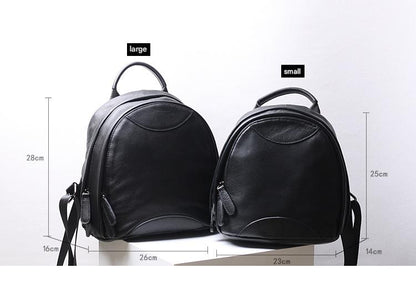 Women Genuine Cowhide Leather Backpack Bag