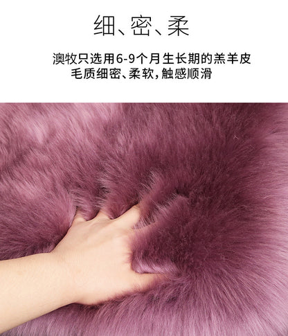 Genuine Sheepskin Throw for Sofa, Bedside and Living Room Decor