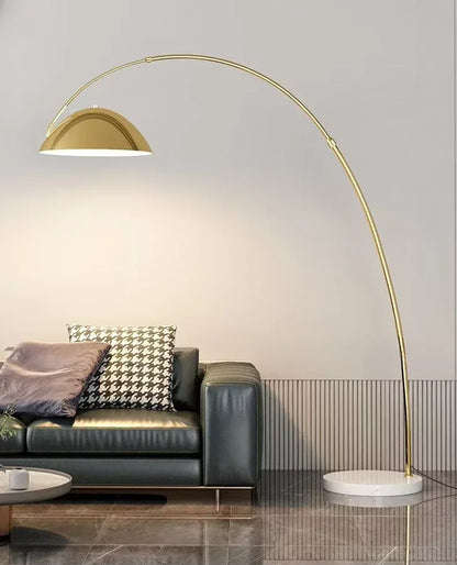 Modern curved arc floor lamp for living rooms