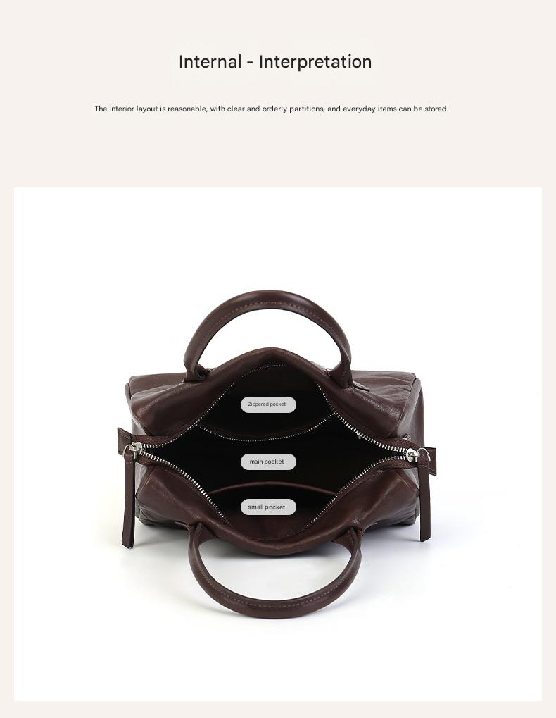 Women’s Vegetable-Tanned Leather Triangle Bag
