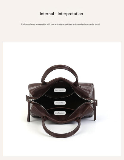 Women’s Vegetable-Tanned Leather Triangle Bag