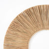 Accent Raffia Seagrass Round Mirror Frame