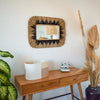 Accent Wall Boho Wall Statement Mirror With Fringe