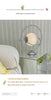 Retro Glass Moon Table Lamp Vintage Orbit Bedside Light