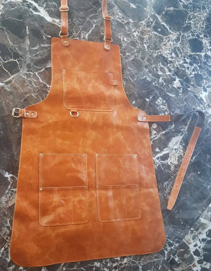 Leather Apron BBQ Chef Blacksmith