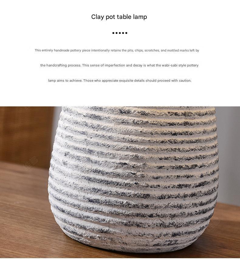 Ceramic scandi table lamp for home décor