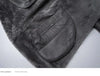 Men’s Real Shearling Fur Leather Winter Jacket with Hood