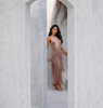 Fringe halter tassel party dress