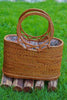 Bali Rattan Shoulder Bag With Braided Handles and Lining