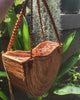 Authentic Bali Rattan Handbag With Braided Handles