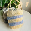 Beach Handbag Straw Purse Stylish Trending Drawstring