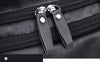 Black Leather Duffle Bag Travel Luggage