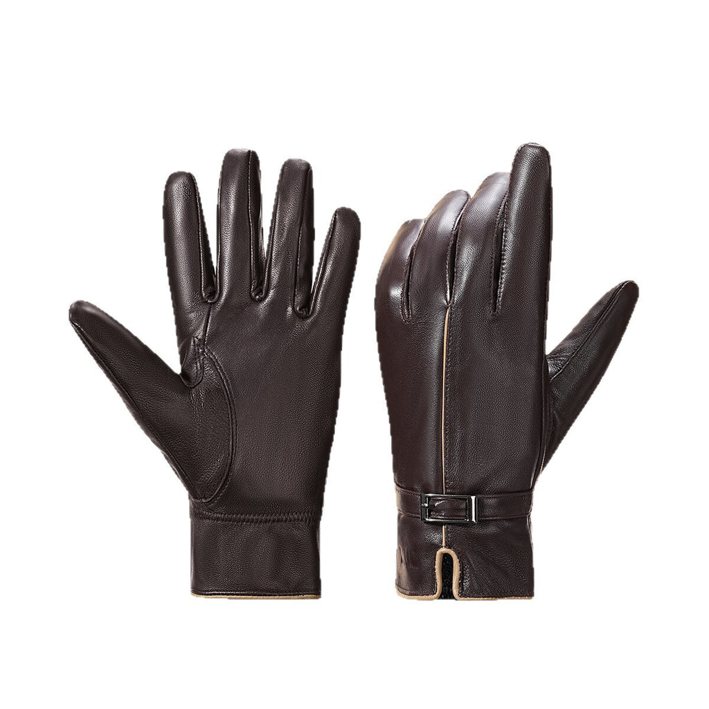 Women leather gloves for winter