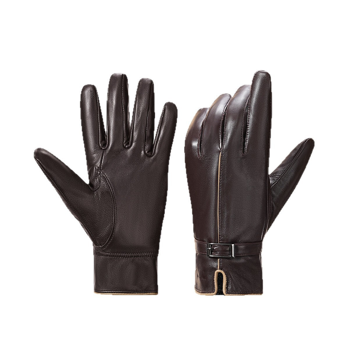 Women leather gloves for winter