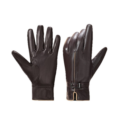 Women leather gloves for winter