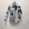 Women’s Hair-On Cowhide Jacket with Black and White Hide
