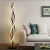 Modern spiral led floor lamp