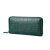 Women's Crocodile Leather Zip Around Long Wallet