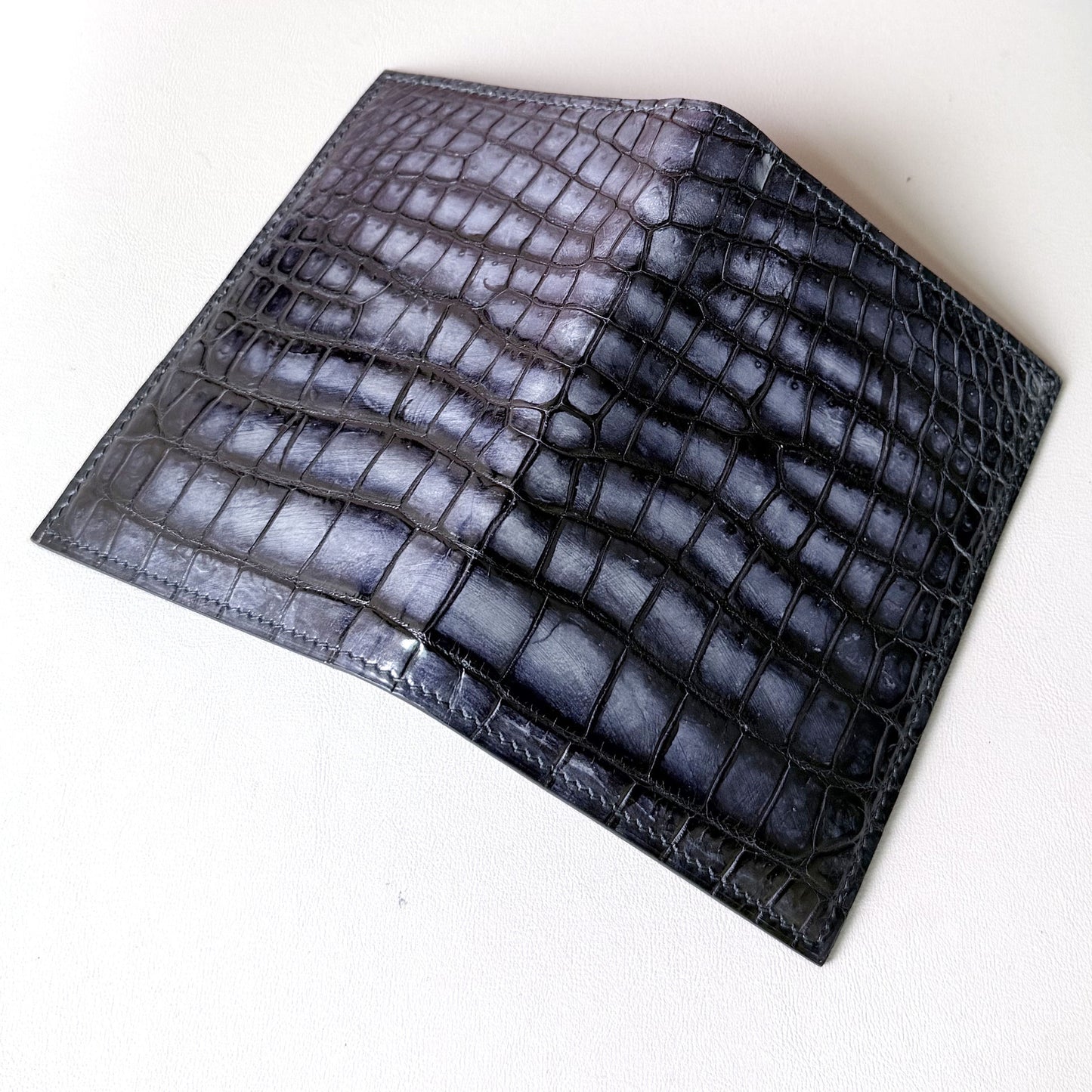 Genuine Crocodile Leather Passport Holder for Men