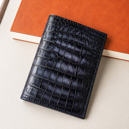 Genuine Crocodile Leather Passport Holder for Men 1
