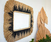 Accent Wall Boho Wall Statement Mirror With Fringe
