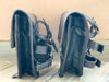 Leather Pannier Bags for Motorcycle with Buckle Straps