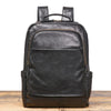 Men’s Leather Backpack with Trolley Sleeve