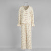 Floral cotton lounge pajama set women