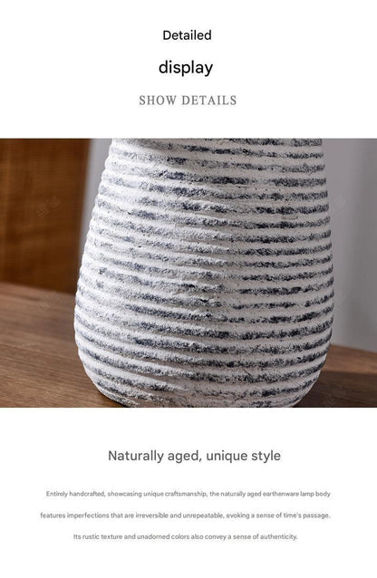 Ceramic scandi table lamp for home décor