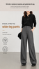 Casual pants for women with a loose fit and clean waistband