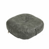 Faux Leather Pouf Ottoman Round Floor Seat Cushion