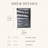 Genuine Crocodile Leather 9 Slot Card Holder