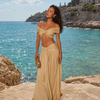 Women’s Three Piece Swimsuit Set with Long Skirt