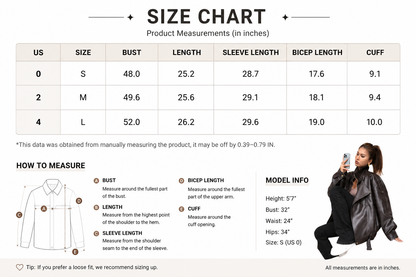 Leather jacket women oversized